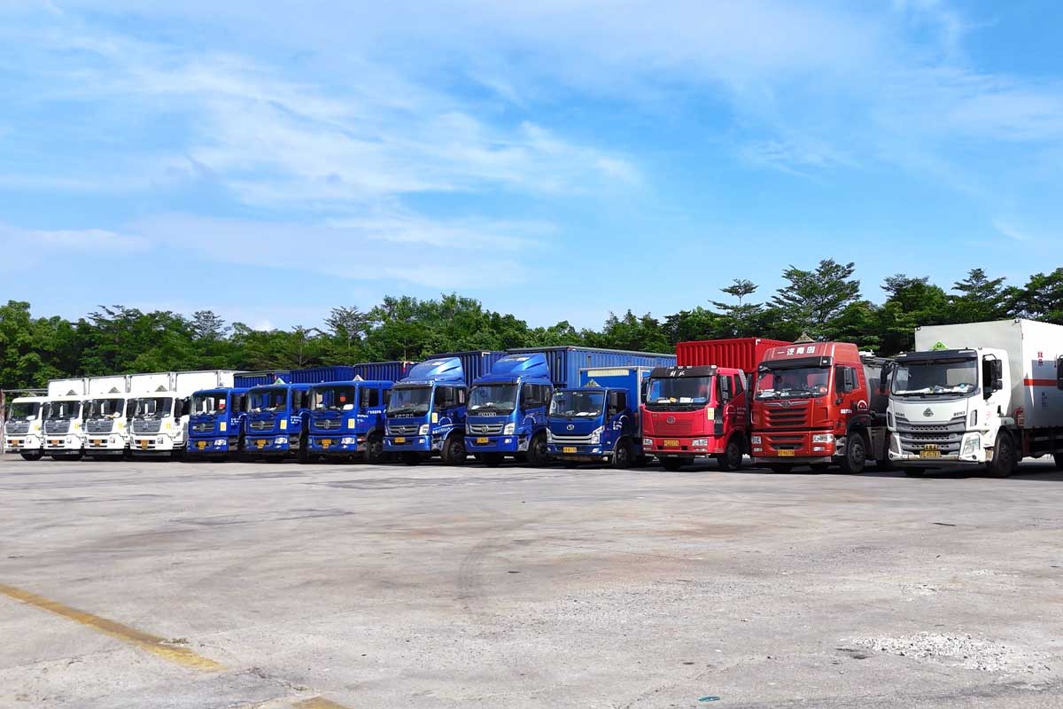 专业的运输车队